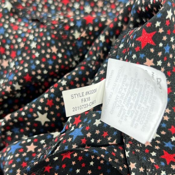 Madewell Silk Ruffle-Hem Wrap Top in Starry Night Size Small - Picture 7 of 7